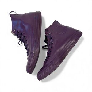 Converse All Star Chuck Taylor 7.5 9.5 Hi Rubber Triple Purple Rain Shoes Unisex
